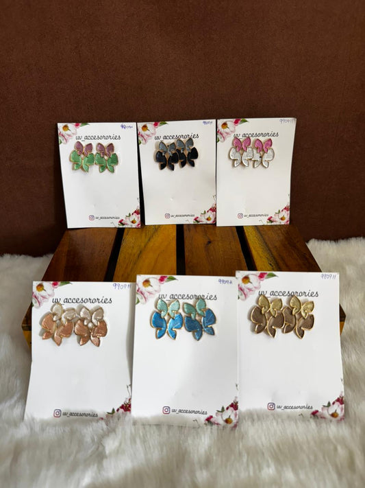 Double butterfly earring
