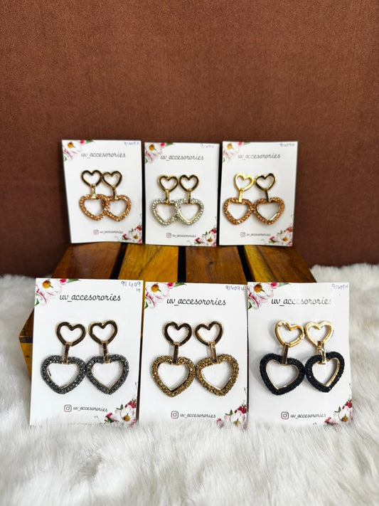 Heart earrings