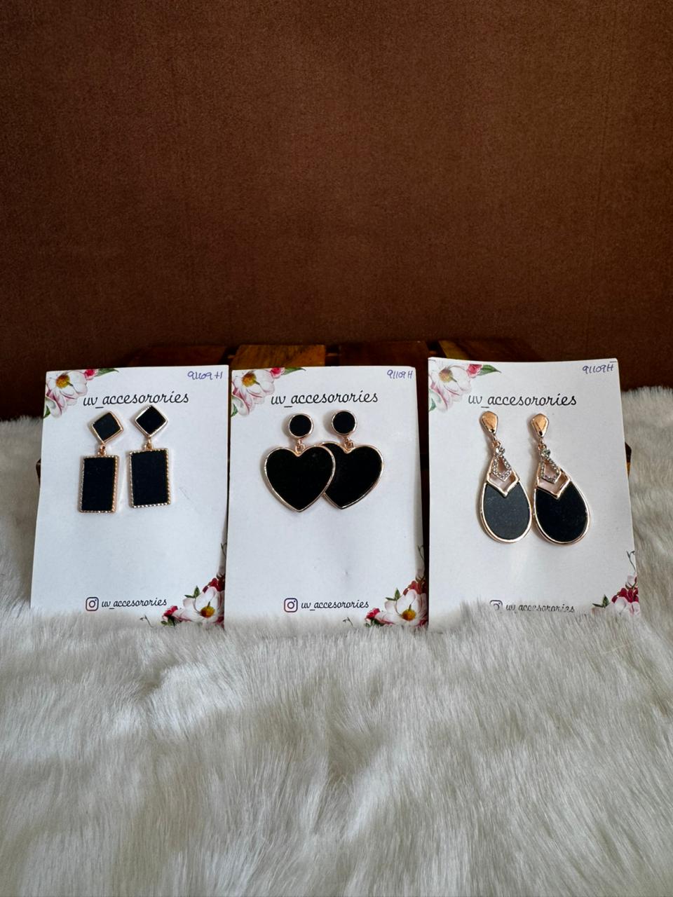 Black stone hangings