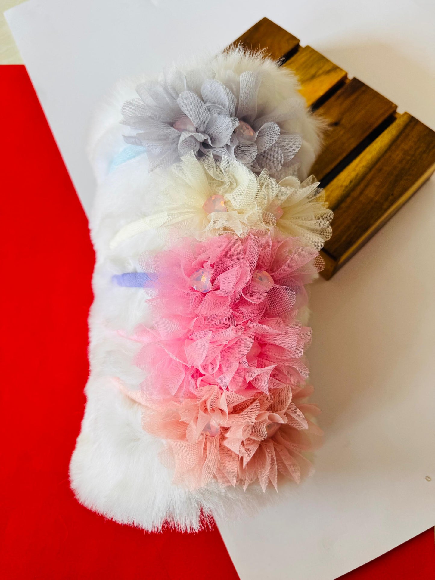 Double flower headband