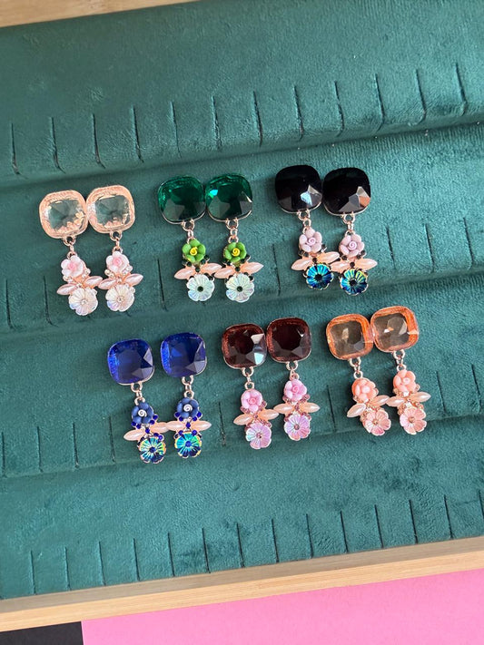 Stone flower hangings