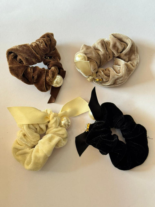 Bow makmal scrunchies