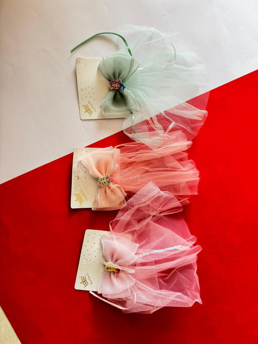 Mermaid bow tail clips