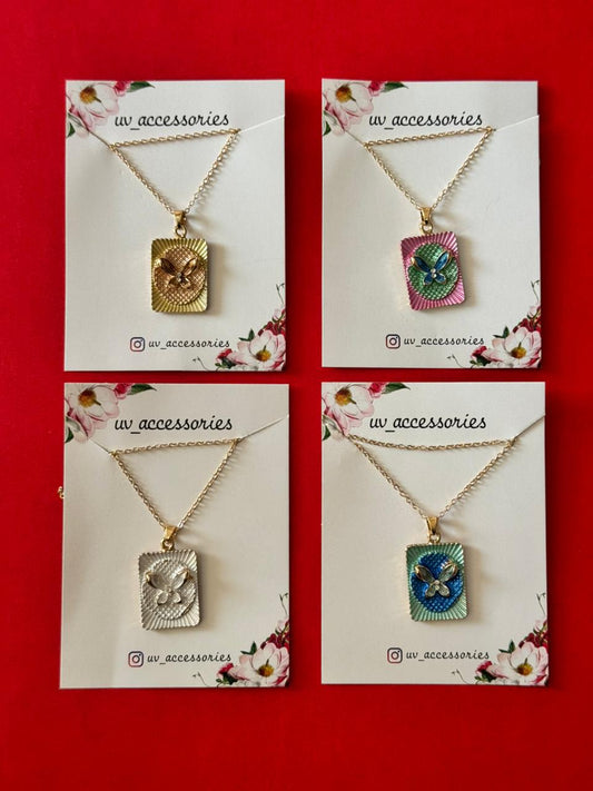 Square butterfly chains copper