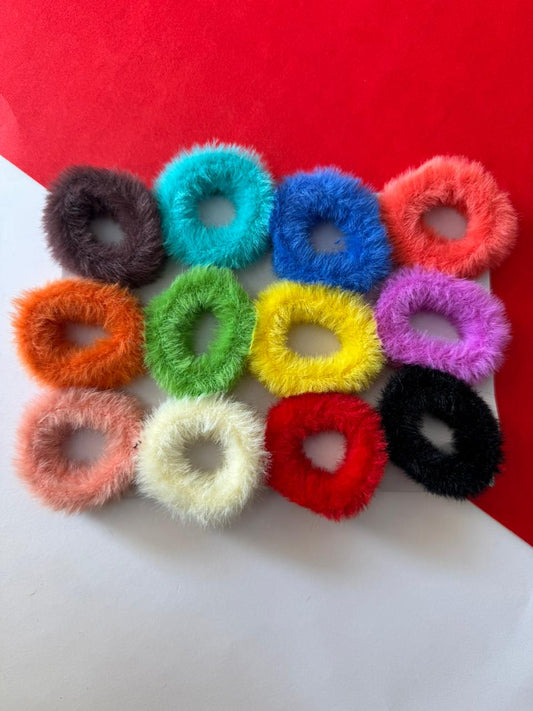 Fur bands set of 6