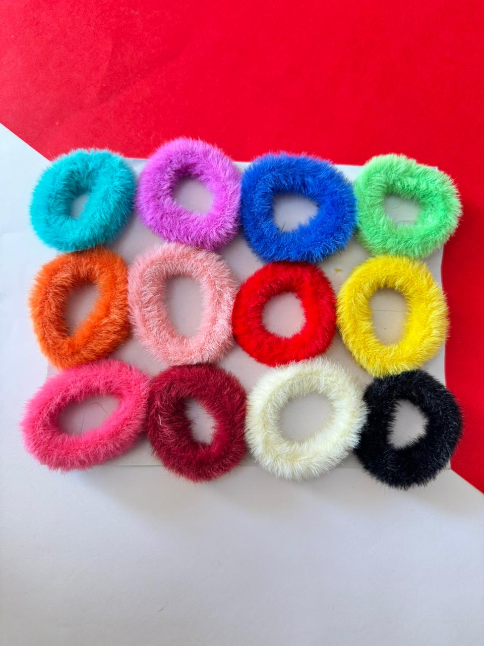 Fur bands set of 6