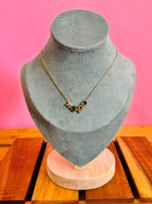 Emerald heart chain