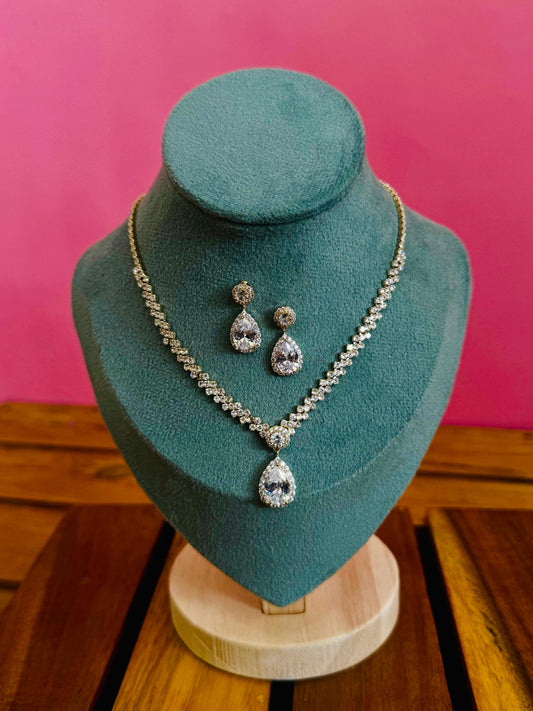diamond necklace set