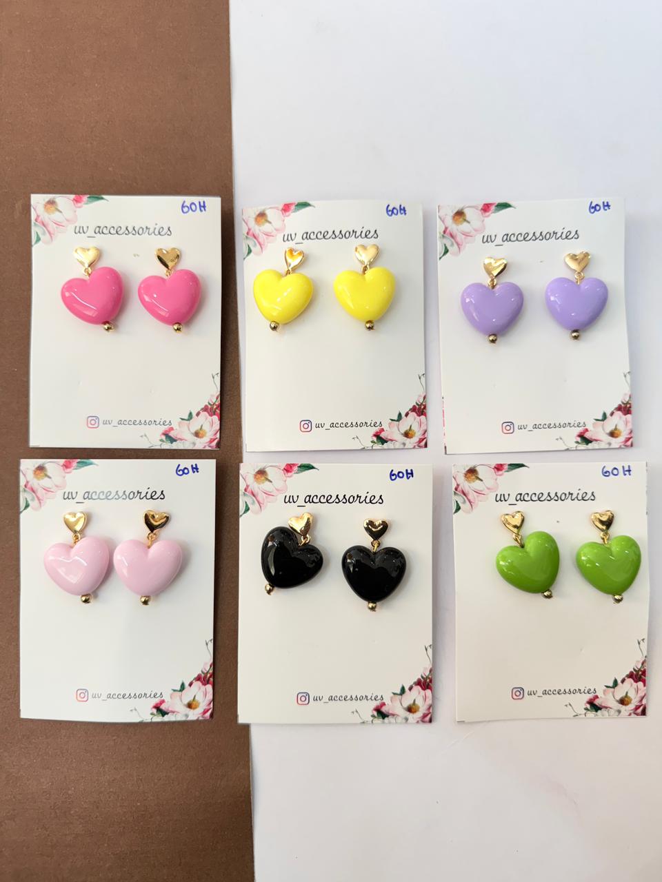 Heart earrings