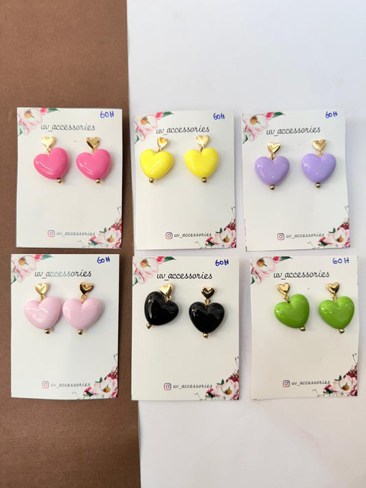 Heart earrings