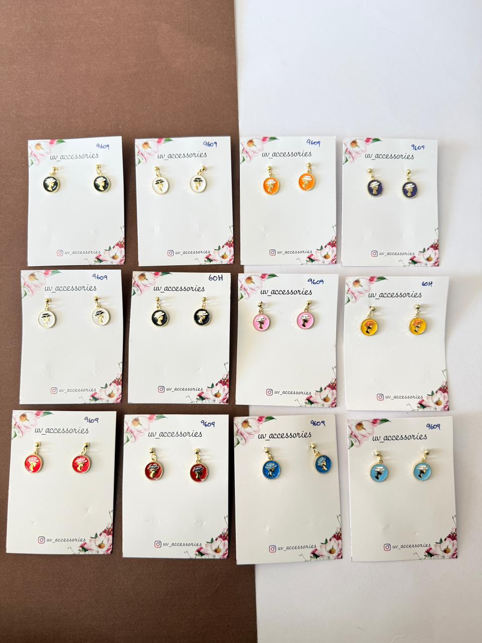 Round earrings mini