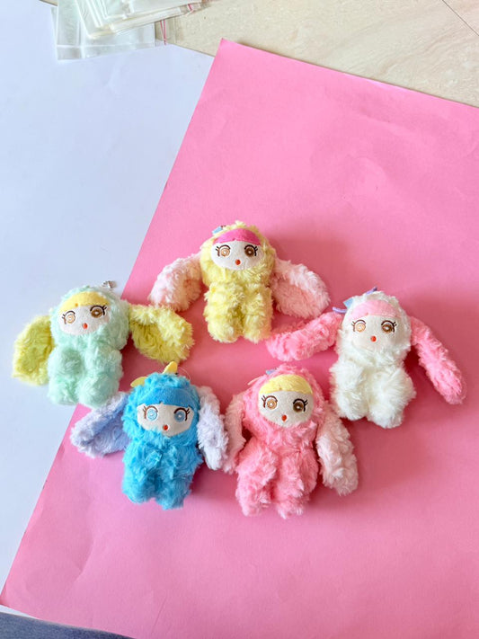 Fur doll keychain