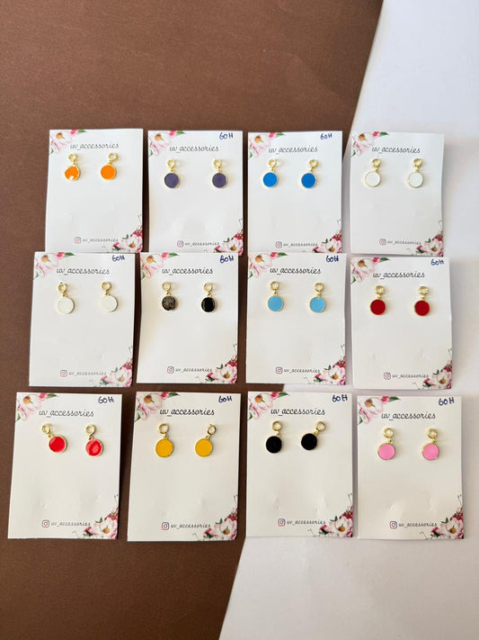 Round earrings mini