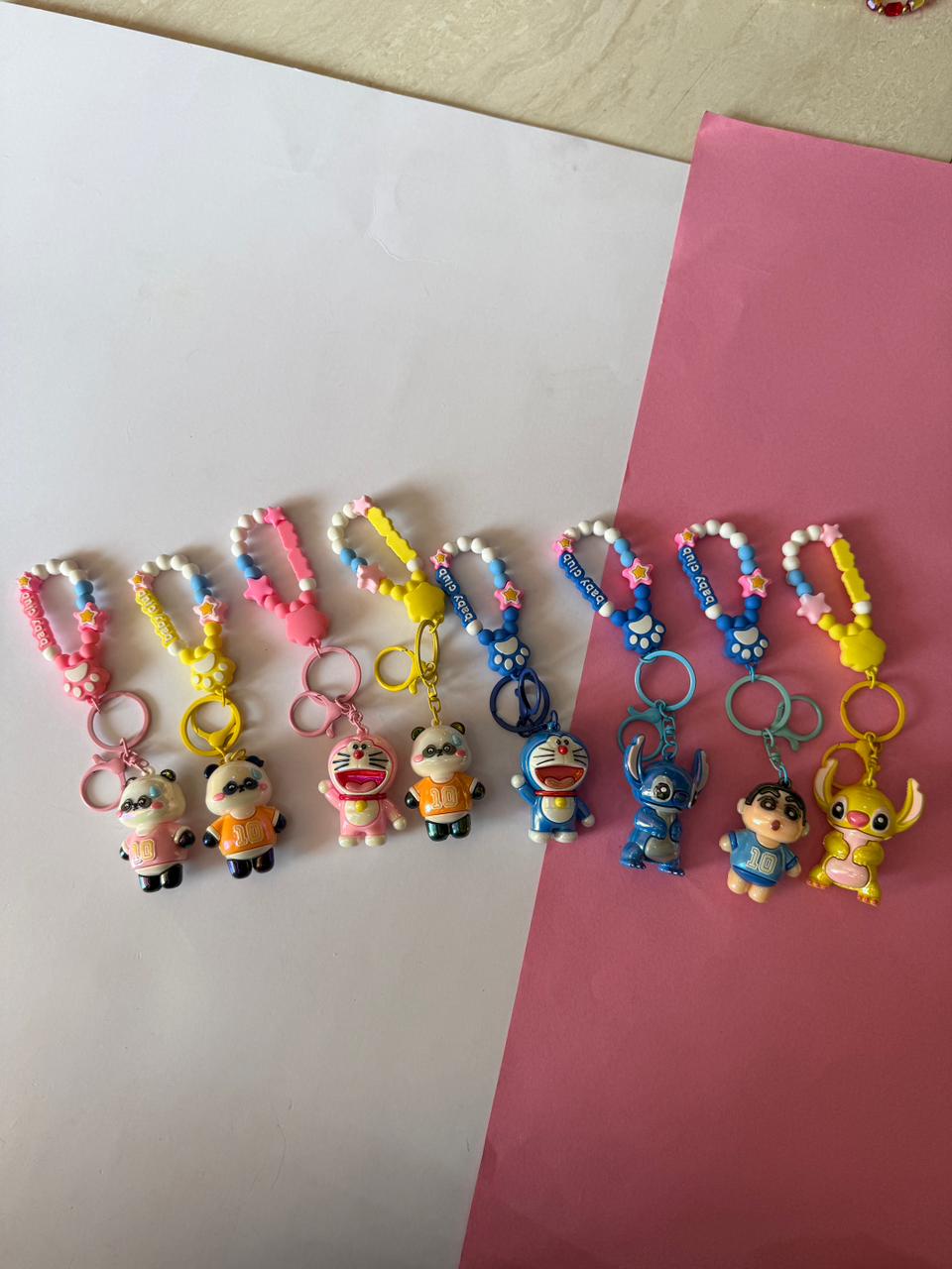 gloss cartoon keychains