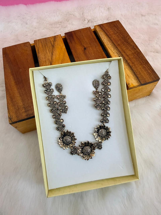 Flower jewellery set