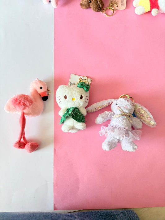 Soft toy keychain