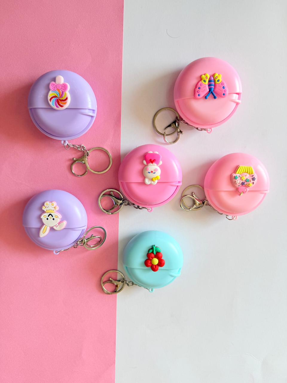 Coin pouch keychains