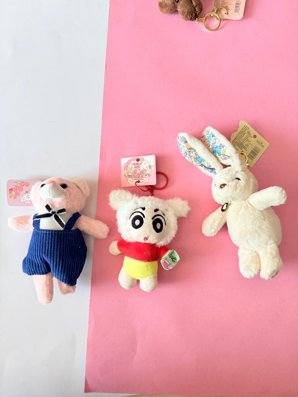 Soft toy keychain