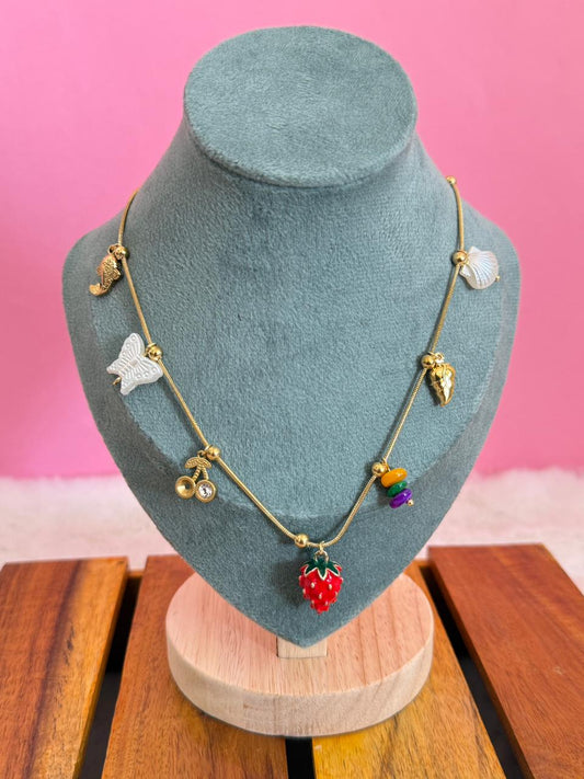 Strawberry charms chain