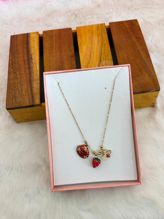 Strawberry charms chain