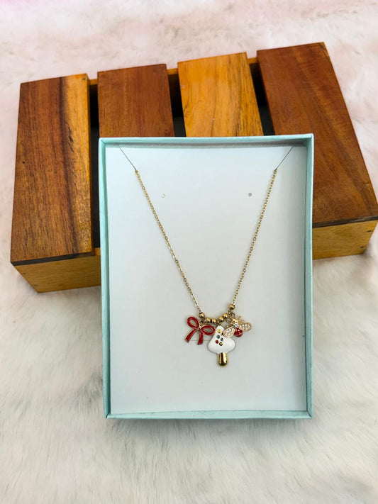 Mushroom charms chain