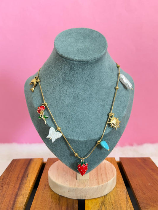 Strawberry charms chain
