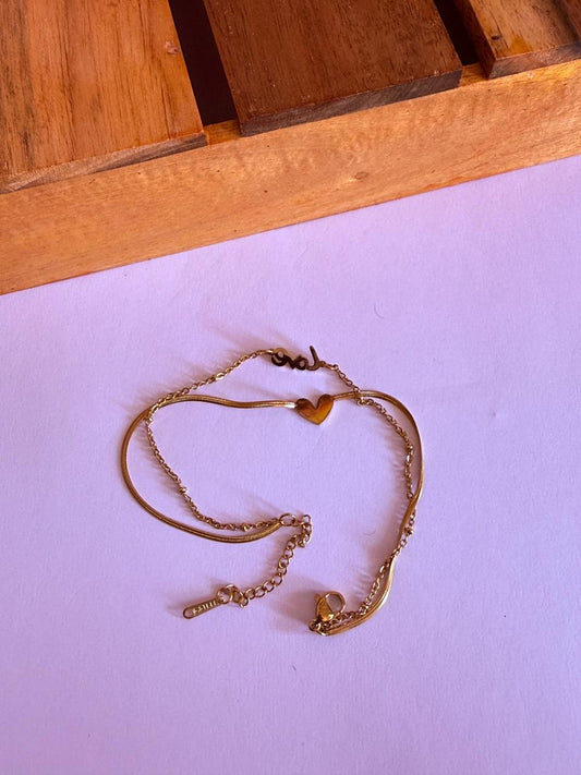Love heart bracelet