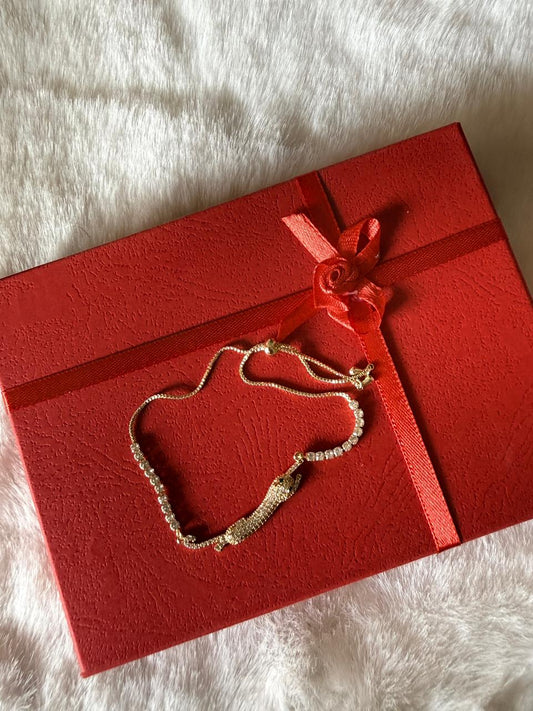 Leopard adjustable bracelet