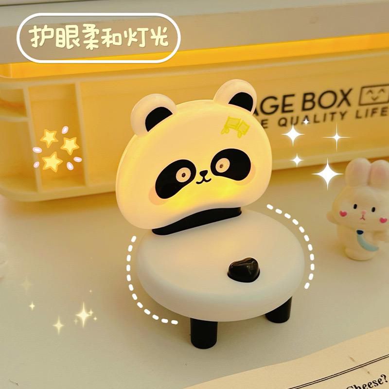 Panda phone holder night lamp