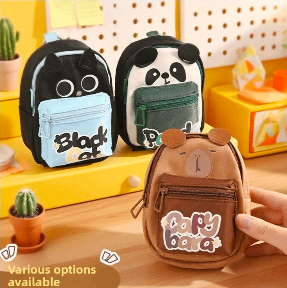 Backpack model coin bags