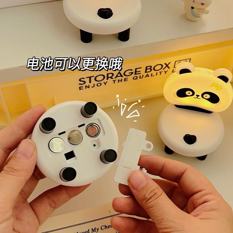 Panda phone holder night lamp
